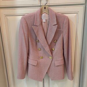 Rachel Parcell Pink Blazer with Gold Buttons